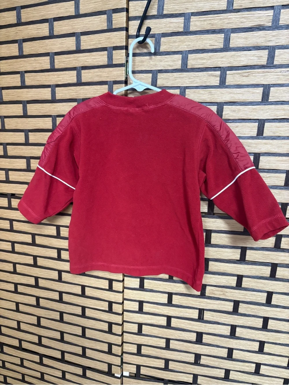 Osh kosh red fleece airplane sweatshirt size 2T